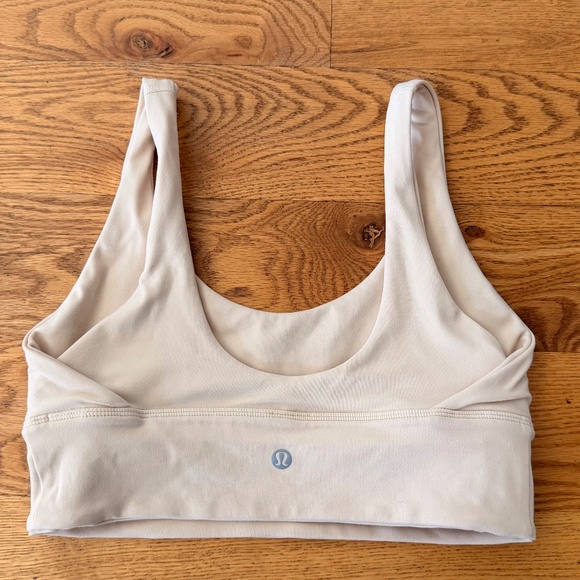 Lululemon Align Reversible Bra A/B Cup Light Support Nulu Fabric Beige Size 6 - Picture 8 of 10